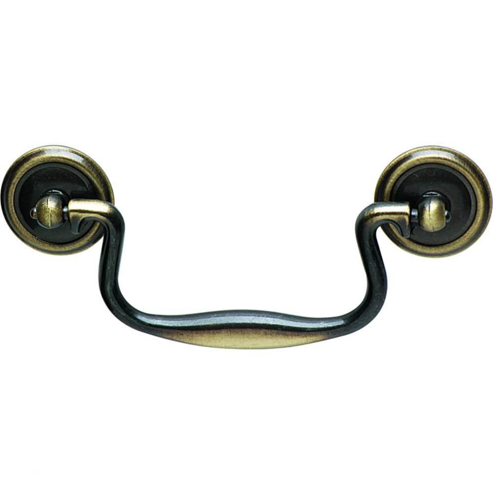 Handle Zinc Ant Engl 128Zn60 8-32 Ctc 4