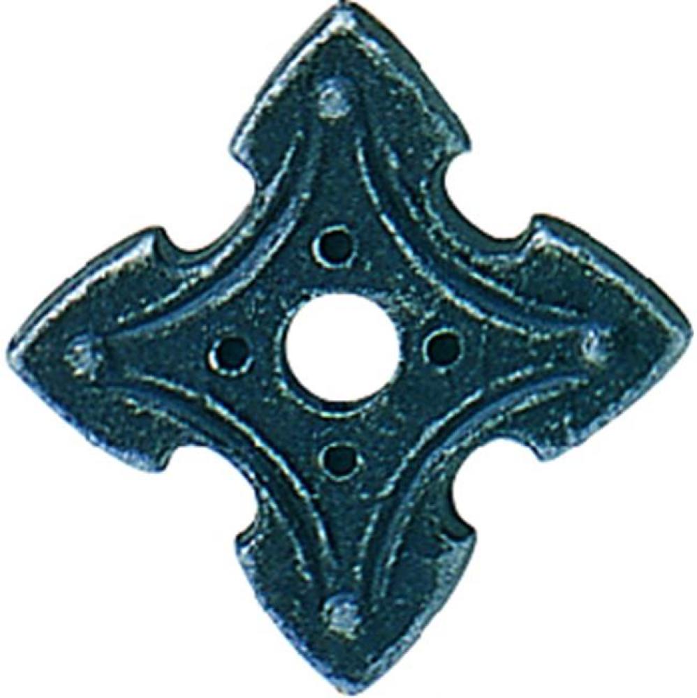 Rosette Cologne Zn Ant Blk 29X29Mm