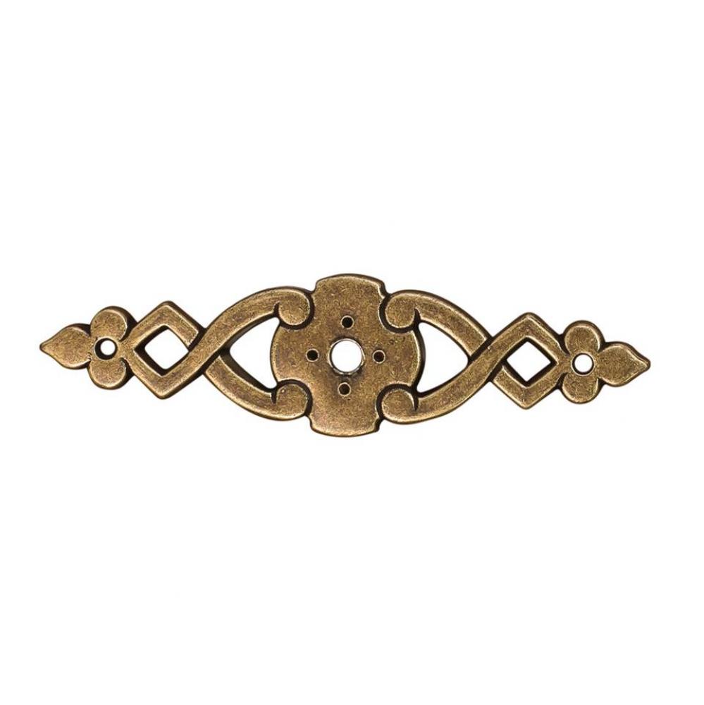 Backplate Chippendale Zn Ant Bzd 82X22Mm