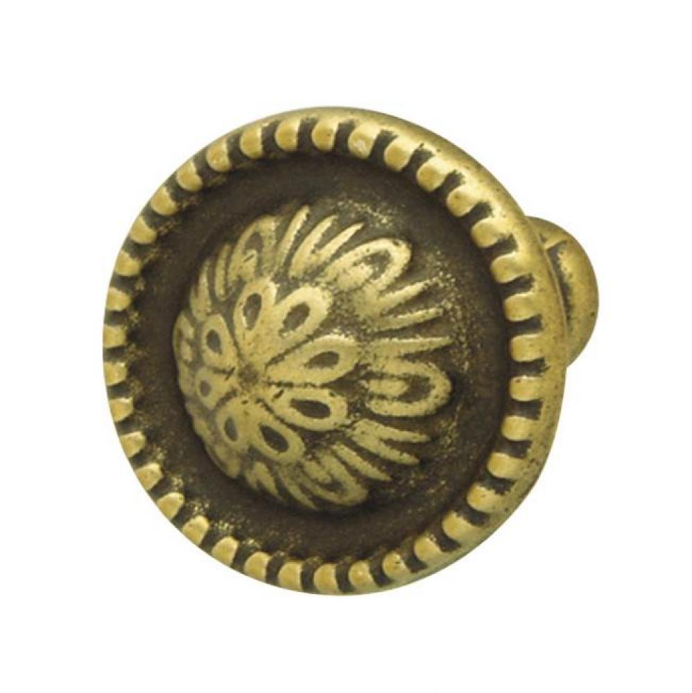 Knob Classico Brs Rustic M4 32mm