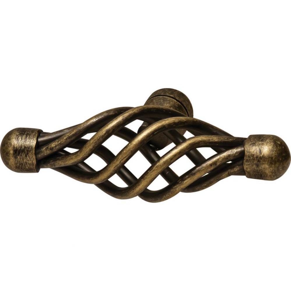 Wire Knob Birdcage St Burn.Br 8/32 69Mm