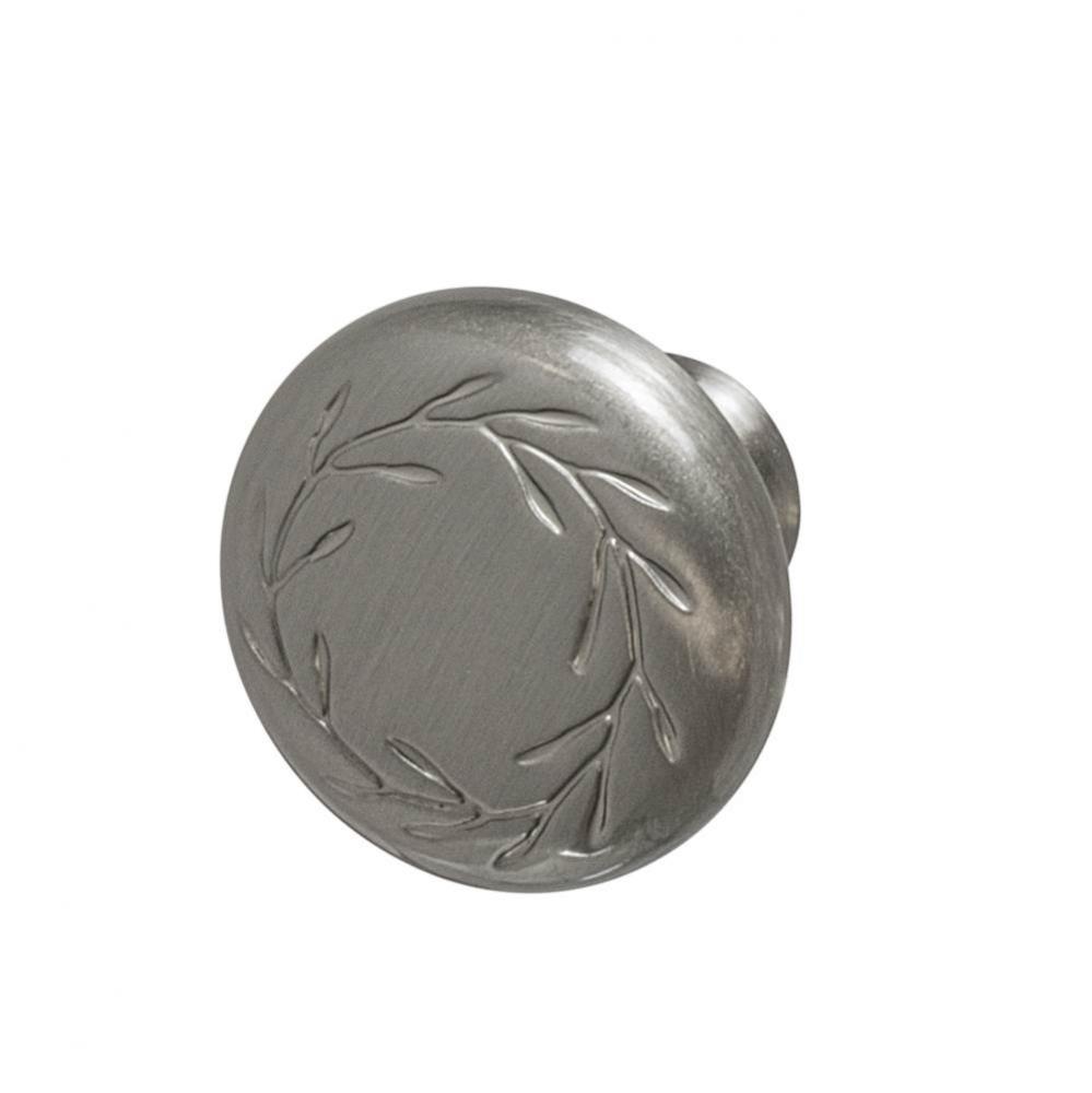 Knob Nature''S Sp Zn Satin Ni 8-32 33Mm