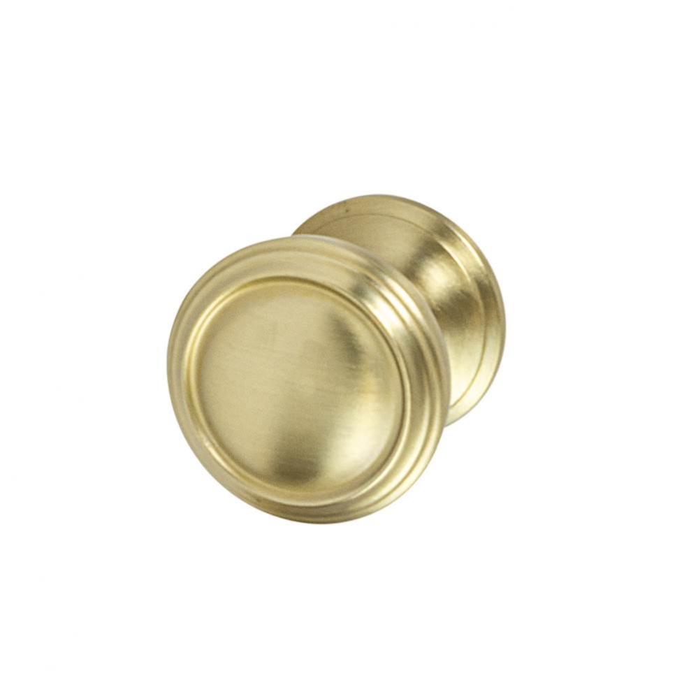 Knob Rev Zn Gold Cham 8-32 32Mm