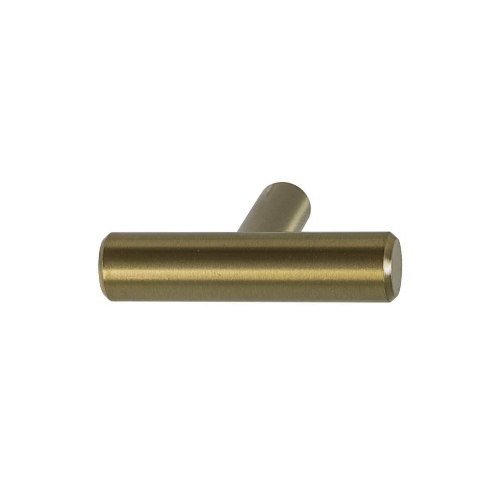 Knob St Gold Cham 8-32 49X13Mm