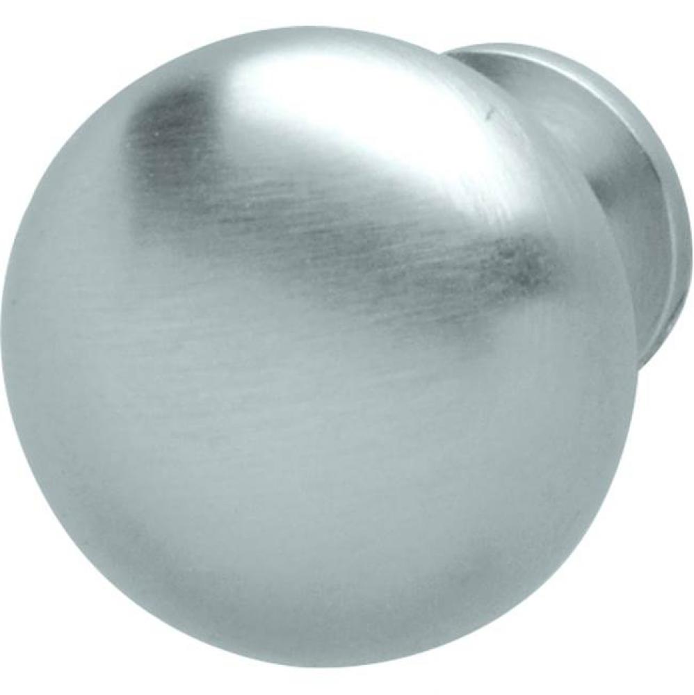 Knob Brs Satin Chr 115Br50 8-32 Dia 31Mm