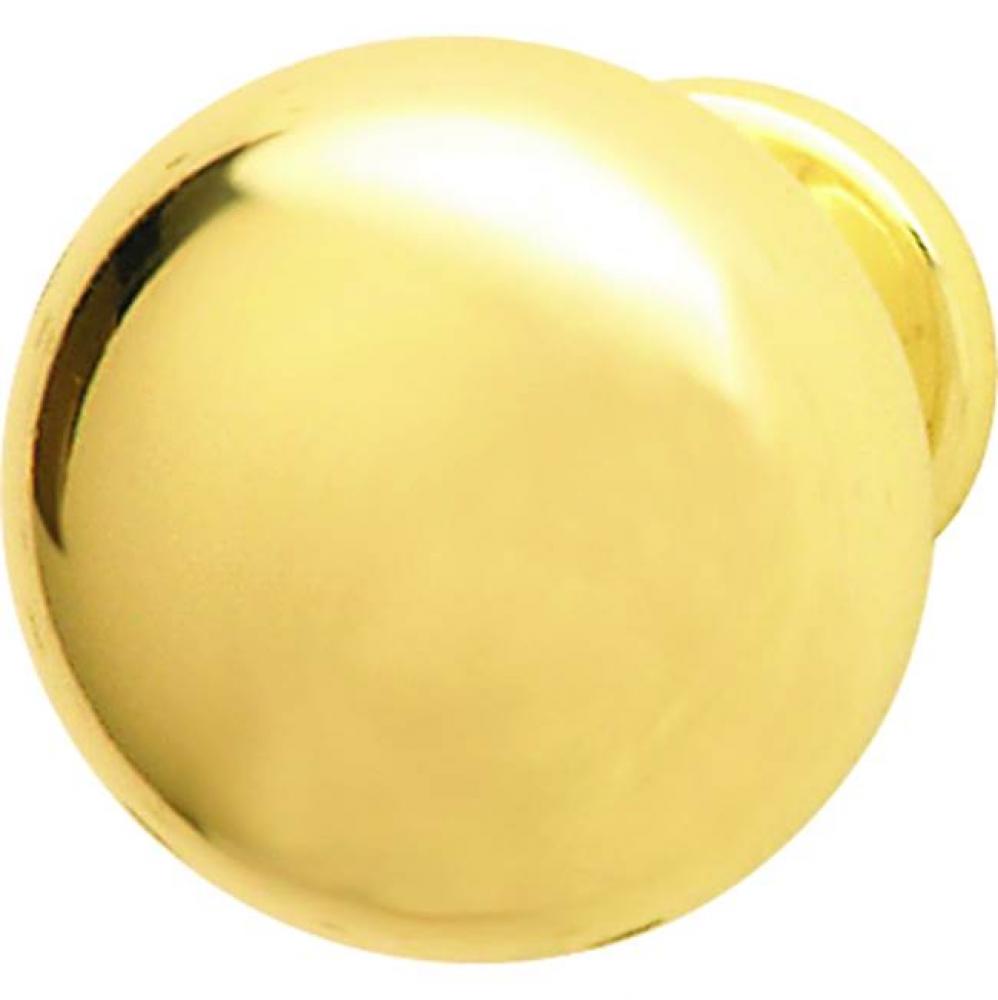 Knob Metal Pol Brs 114Me50 8-32 Dia 31Mm