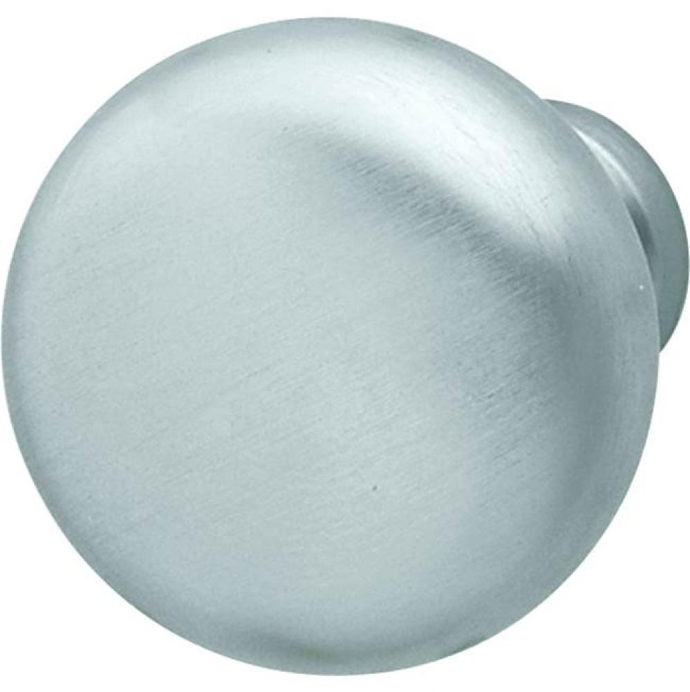 Knob Zn Satin Chr 115Zn49 8-32 Dia 31Mm