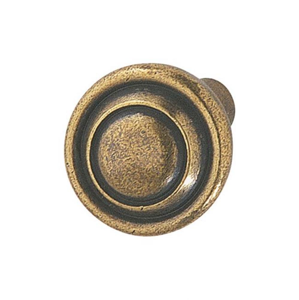 Knob Zinc Ant Brs 111Zn49 M4 Dia 32mm