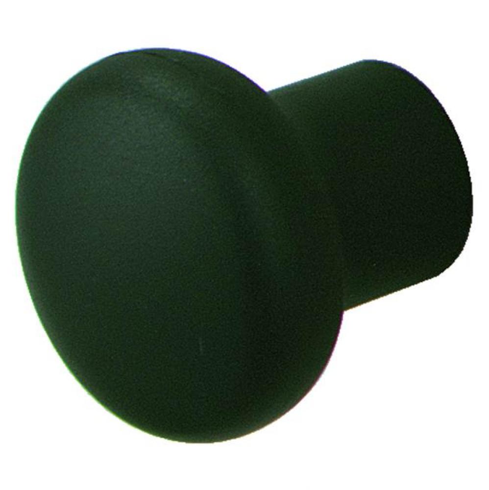 Knob Pl Matt Blk 109Pl02 26Mm