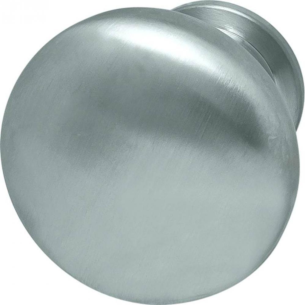 Knob Zn Satin Chr 115Zn49 8-32 Dia 31Mm