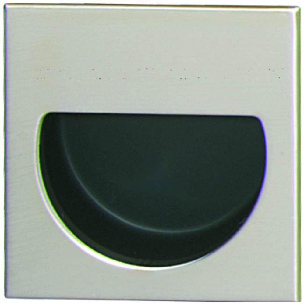 Inset Pull Brs Sat Ni/Blk 136Br28 47X47