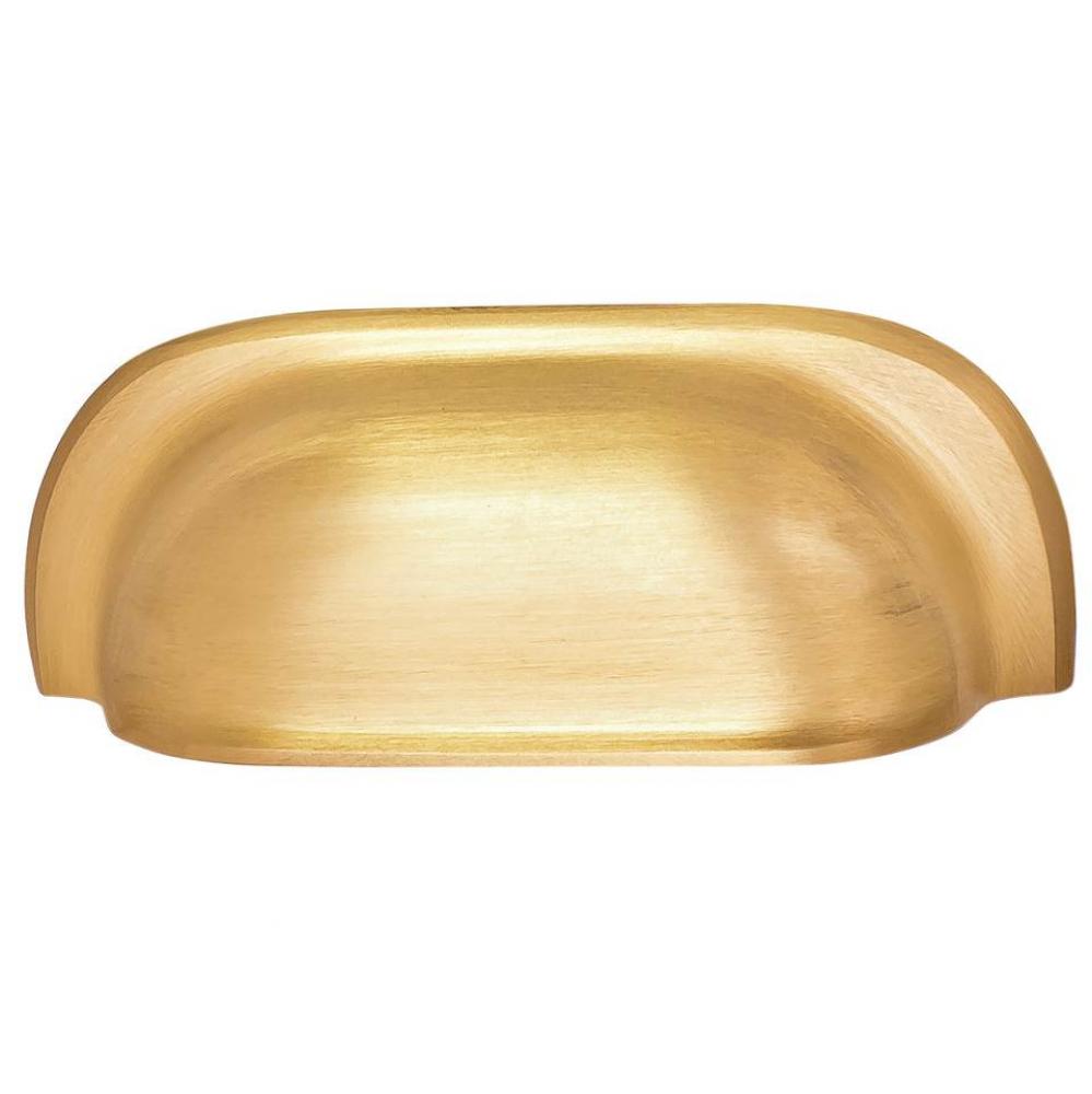 Cup Hdl Mulb Brs Brushed M4 Ctc 96mm