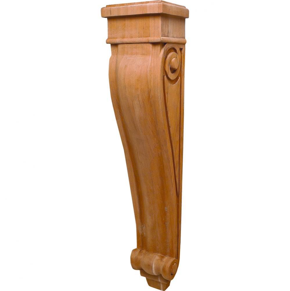 Corbel Rosette Cherry 5 1/4'' X 24