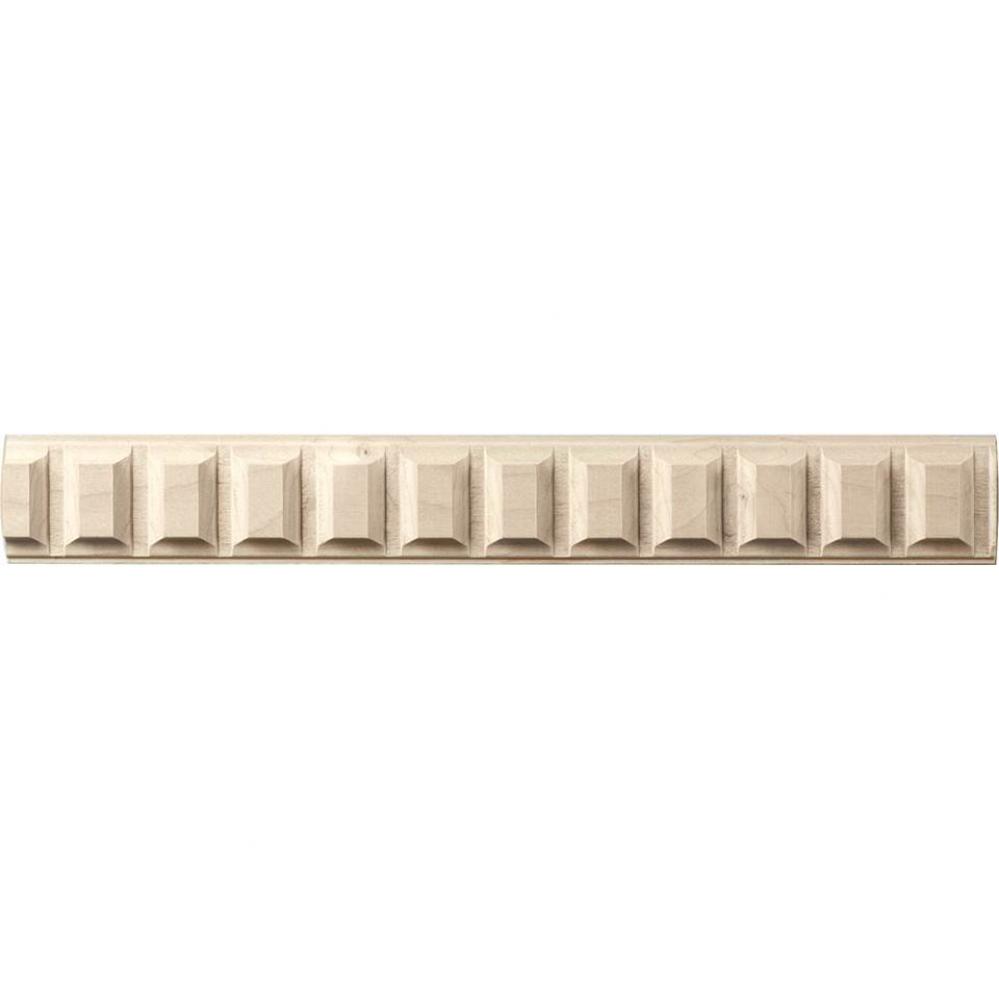 Dentil Mou Maple 1 1/2X11/32X96