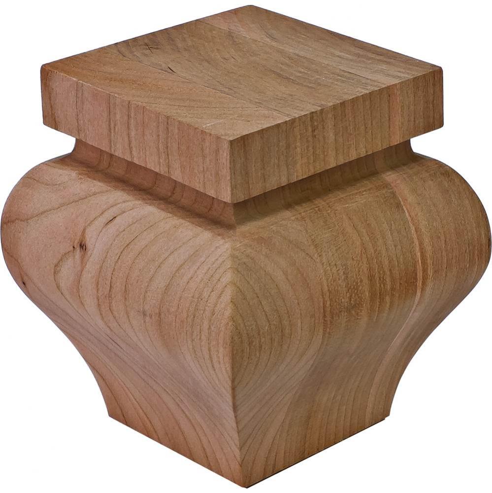 Foot Hannover Cherry 3 5/8''X3 5/8''X4
