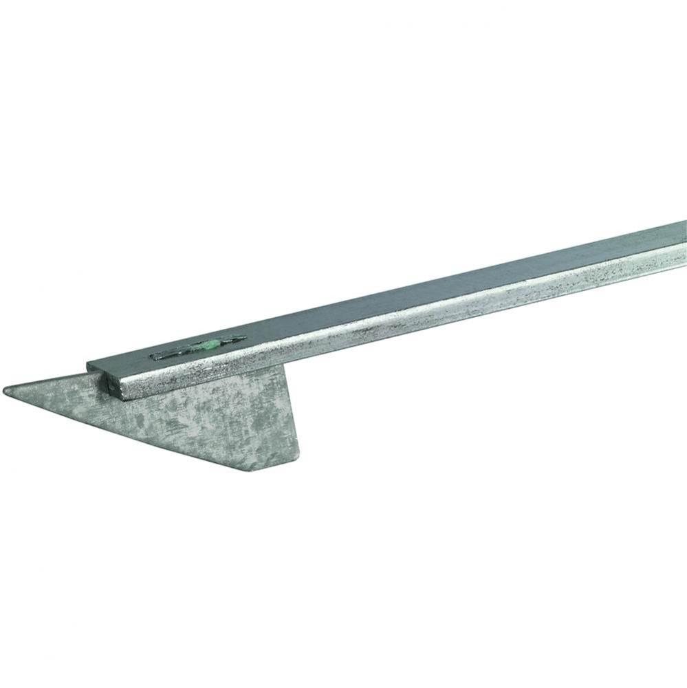 Cent Lock Bar Horiz St Unfin 600Mm