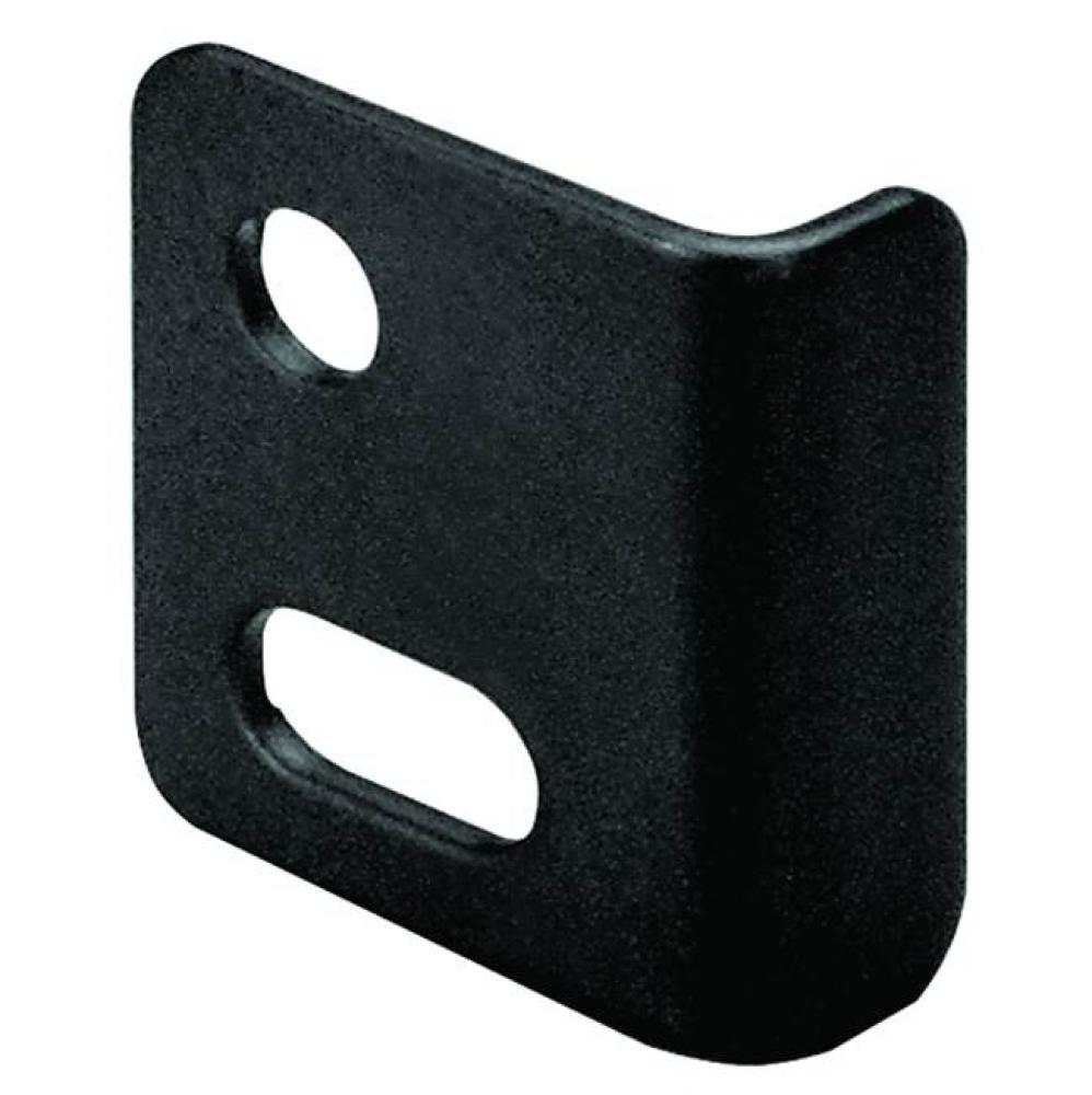 Strike Plate Angled St Blk 22 X 12Mm