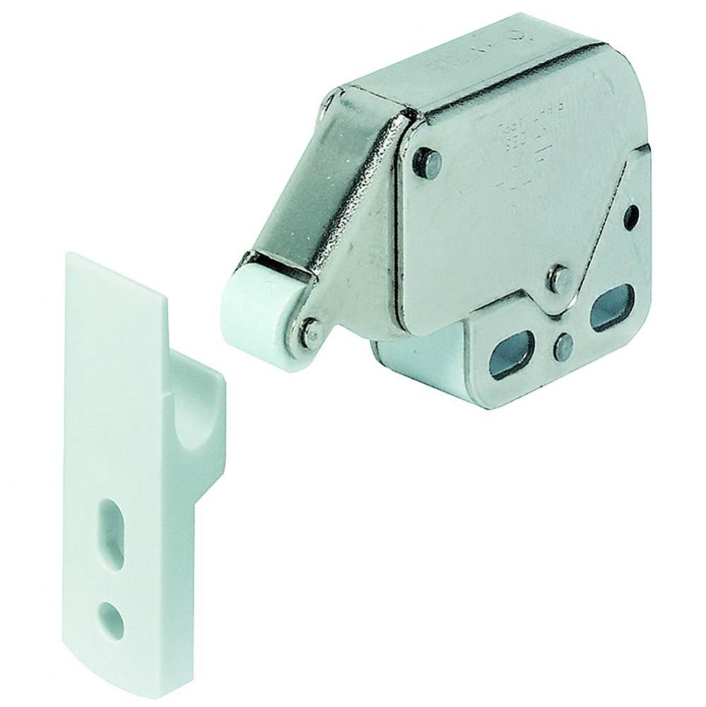 Mini-Latch St Nip/Pl Wh