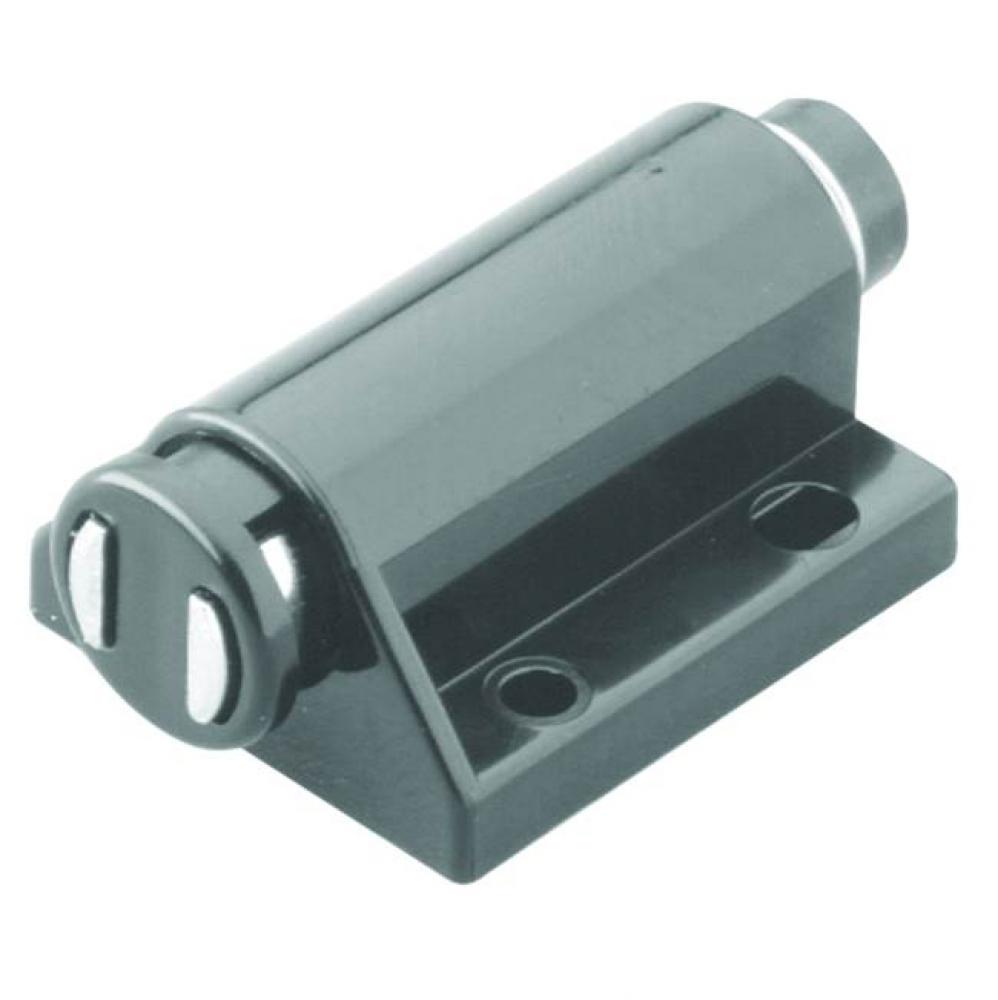 Push Latch Magn Pl Blk 28X40Mm