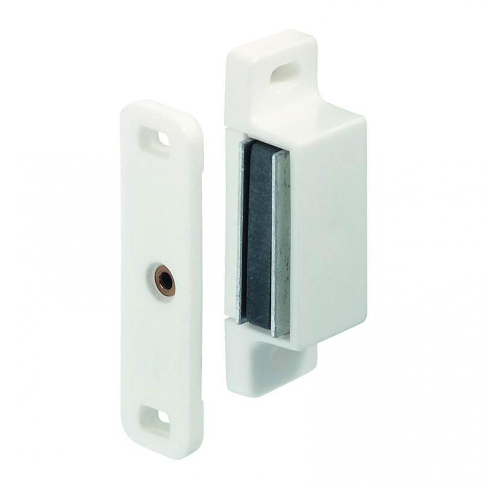 Magn Catch Pl Wh W/Pl Strike 4-5Kg