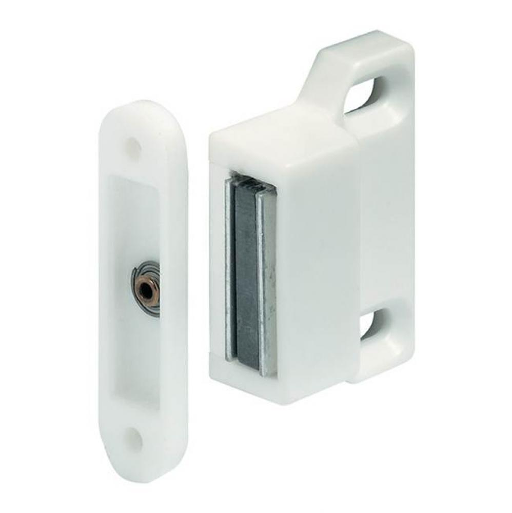 Magn Catch Pl Wh W/Pl Strike 6Kg