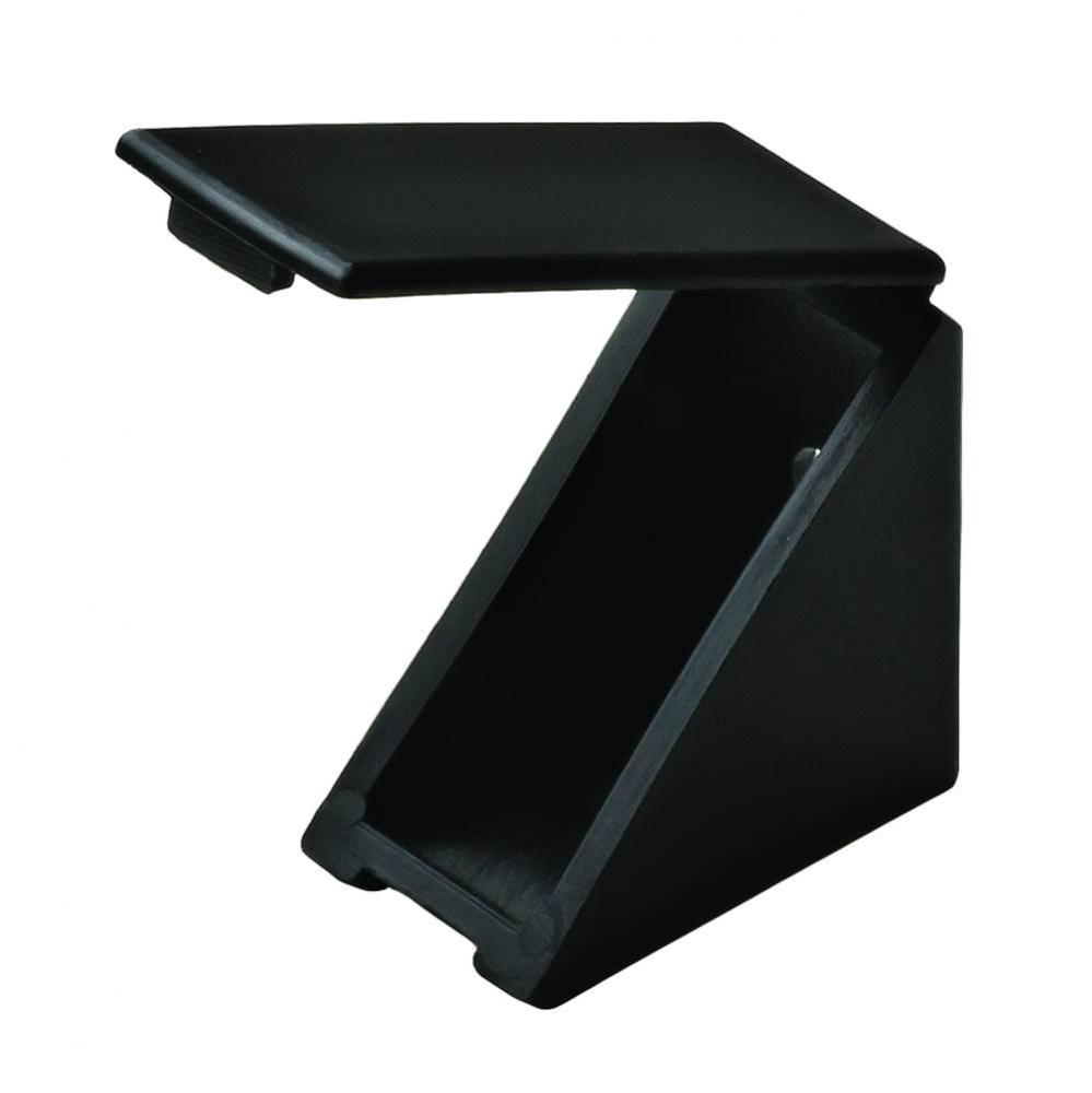 Angle Bracket Blk W/C.Cap 19X34X34Mm