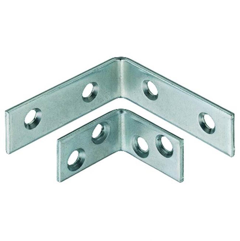 Corner Brace St Blu Galv 25X25Mm