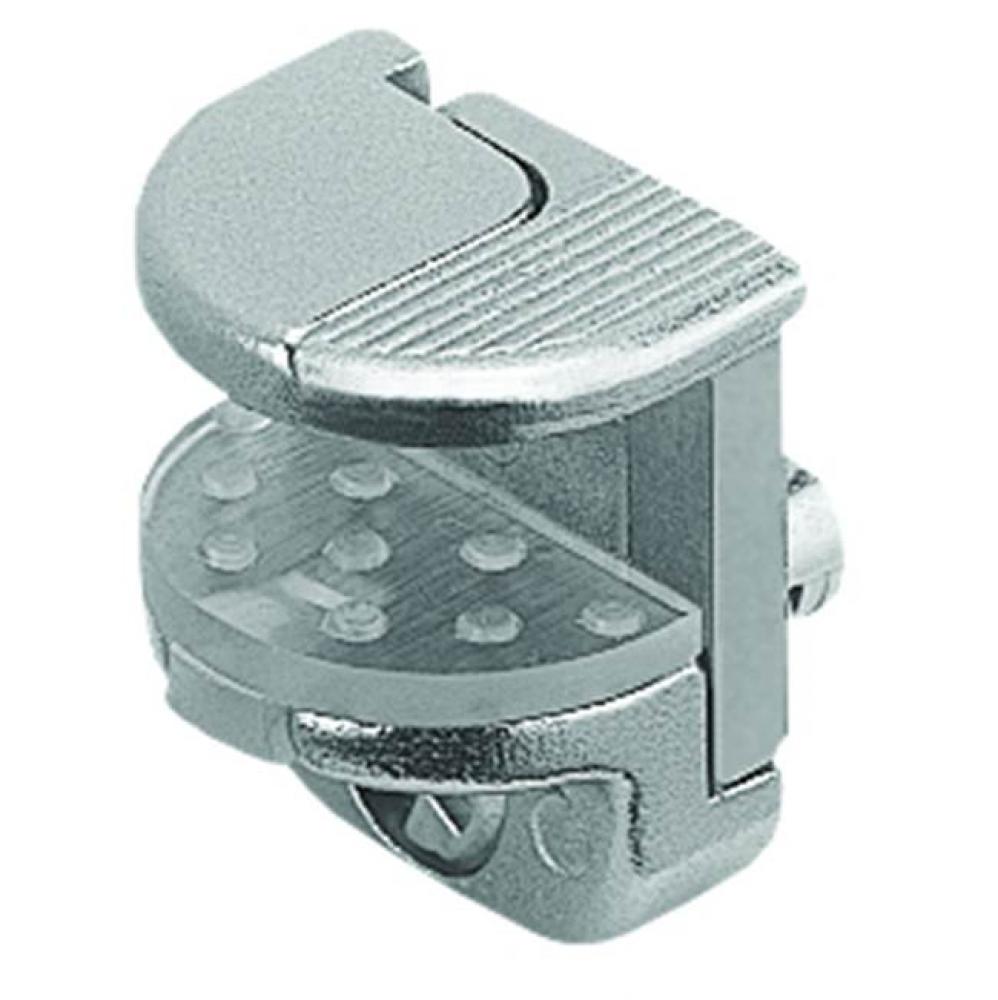 Glass Shelf Supp 8-12Mm W/Pin Zn Nip