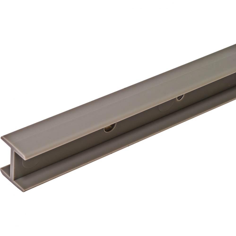 H-Channel Shelf Conn Gray 12 7/8''Len