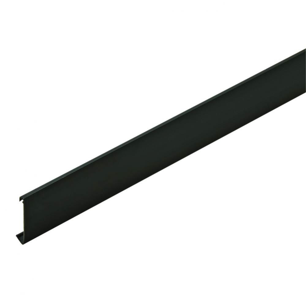 Wall Rail Cover Strip Pl Black 97''