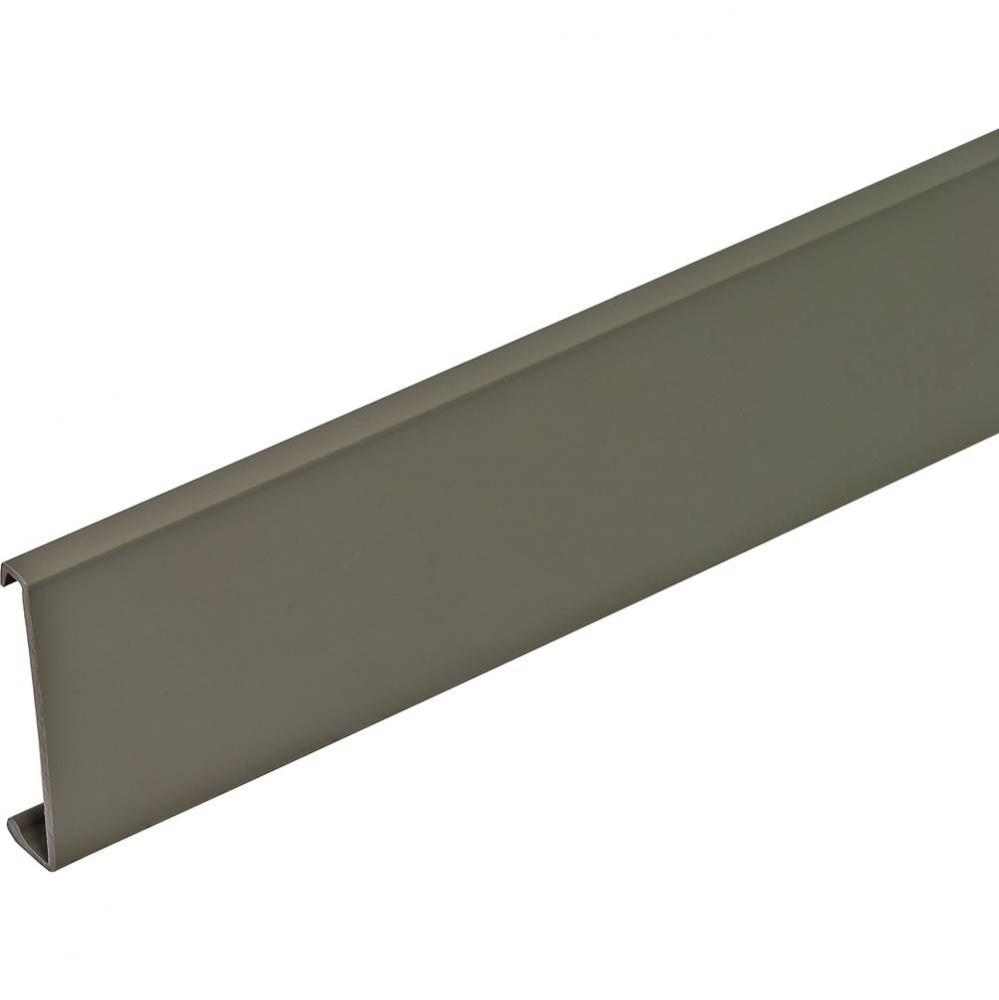 Wall Rail Cover Strip Pl Gray 97''