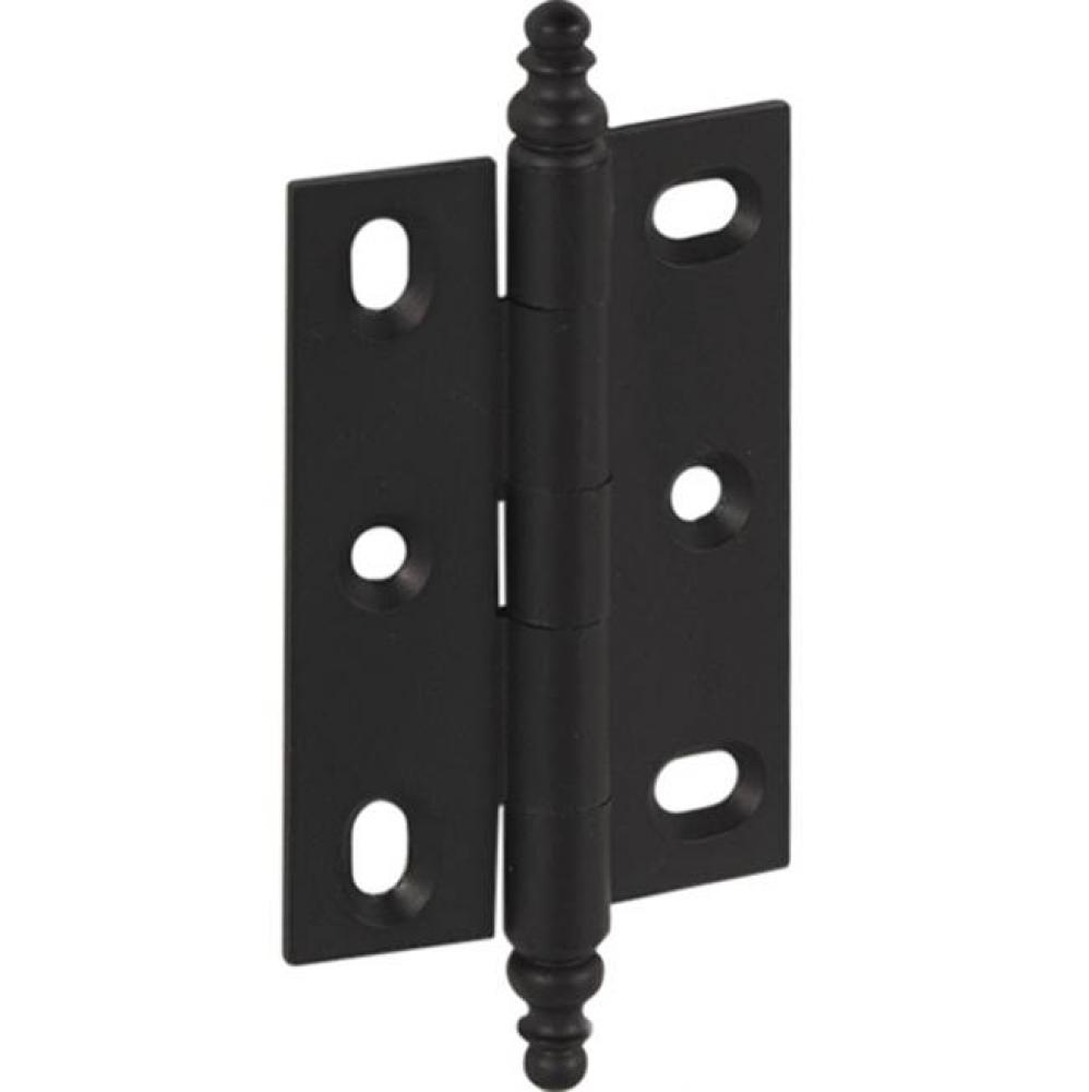 Elite Hinge Mort Lg Brs 63X45Mm Matt Blk