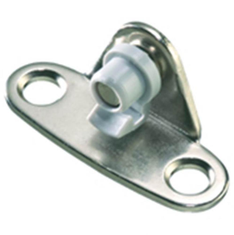 Duo Maxi Door Bracket Nickel Euroscrew