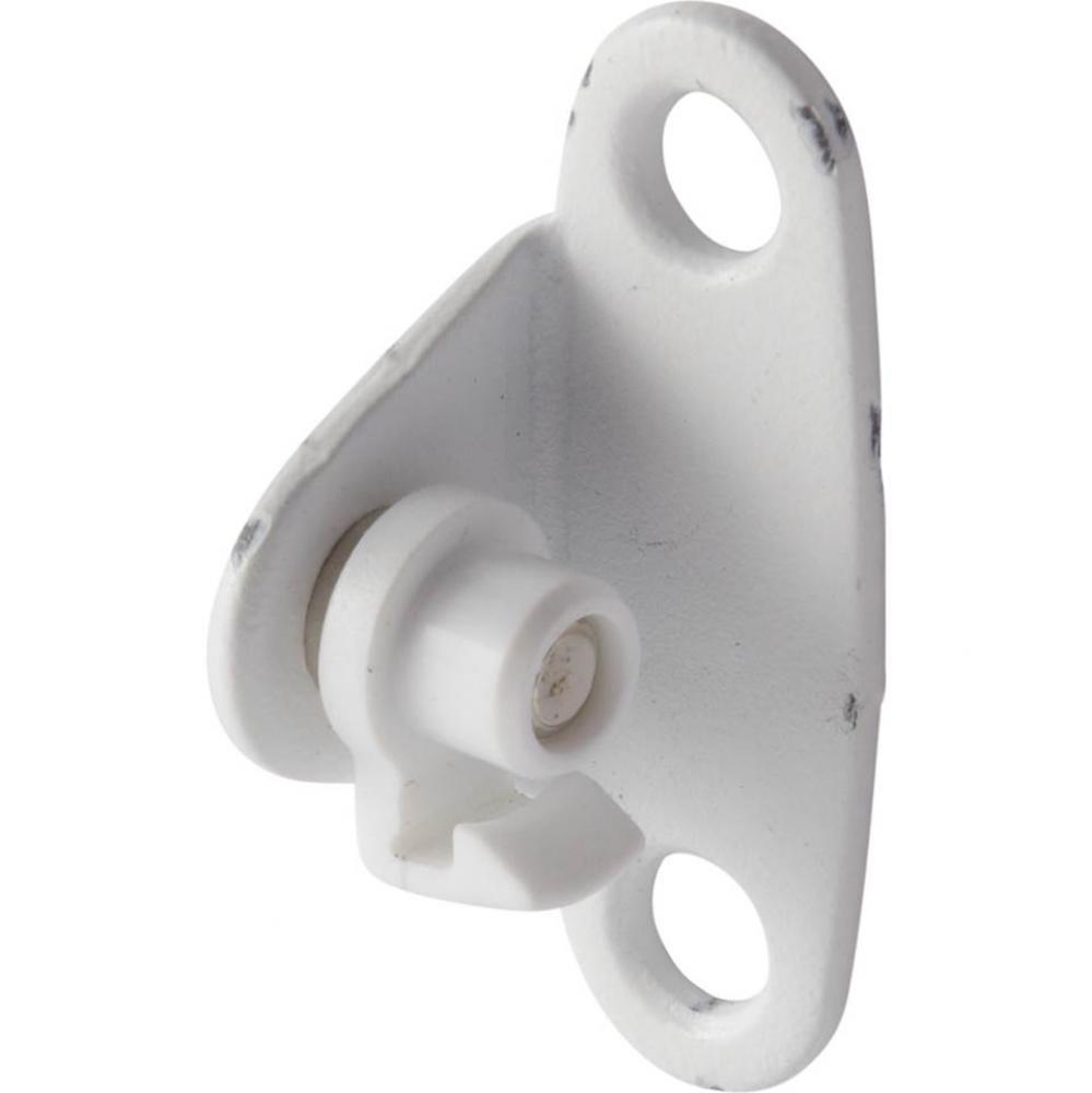 Duo Maxi Door Bracket White Euroscrew