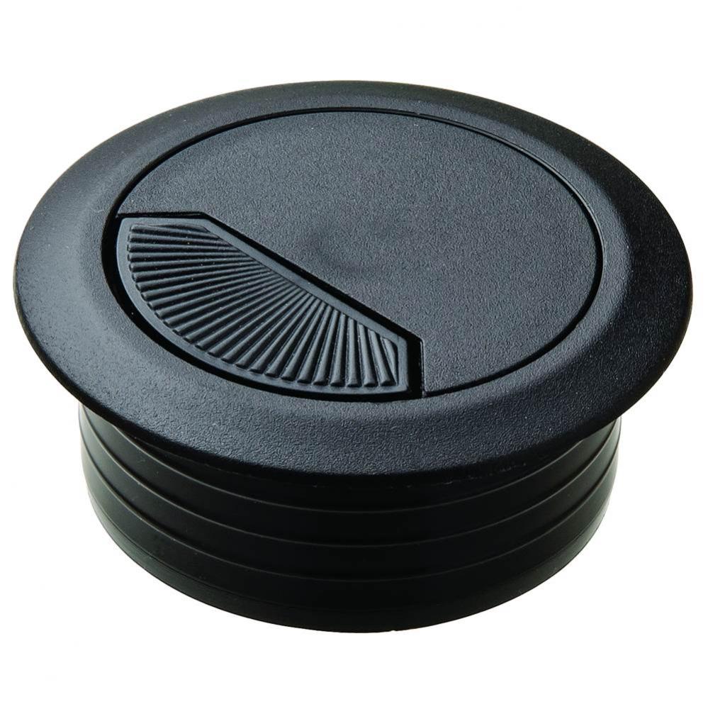 Cable Grommet 2-Pc Pl Blk 50Mm