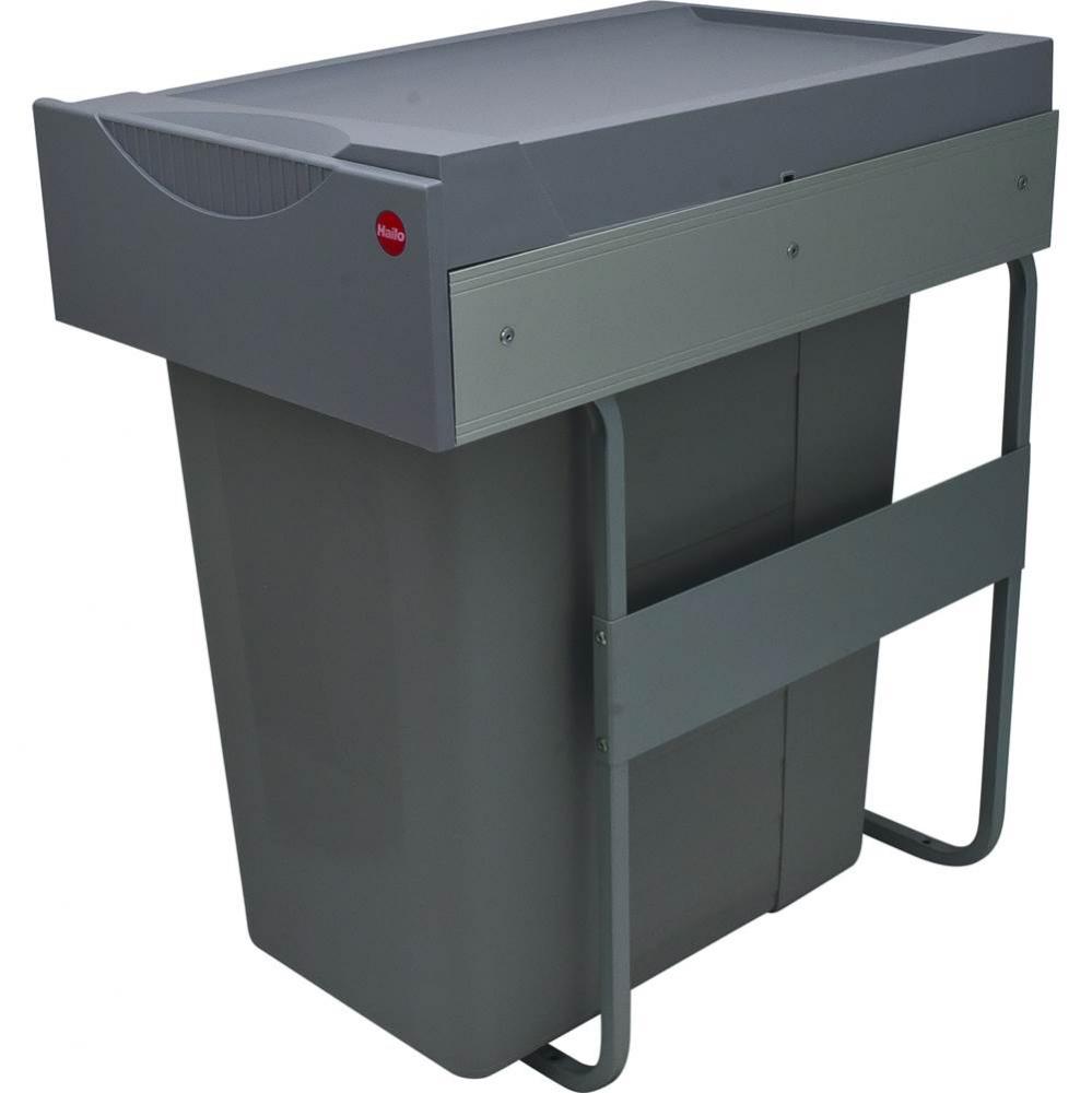 Trash Can Floor Mtd Easy Cargo Pl/Gr 40L