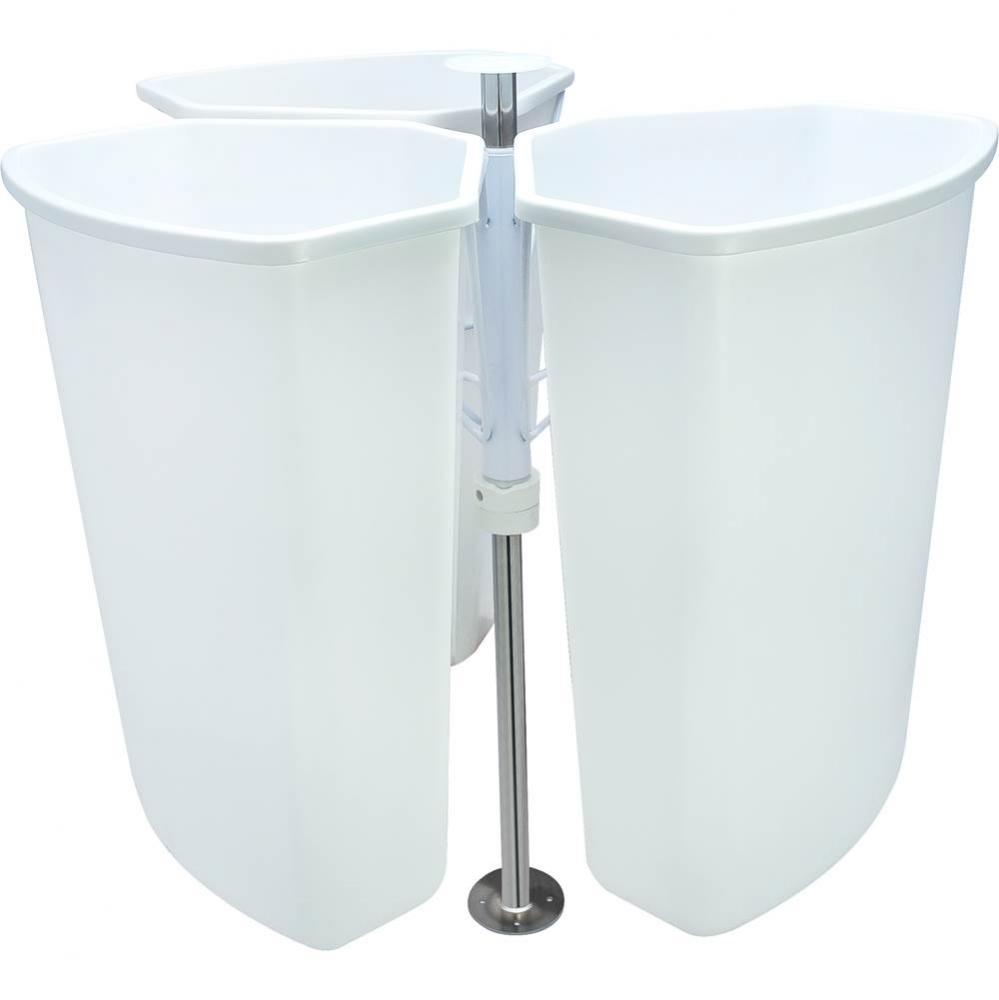 Kv Rrc28K-W Corner Recl Cntr Chr/Wh