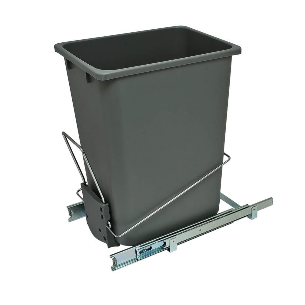 Trsh Cn Sgl Btm Mt St Chr 11 1/8X13 3/4