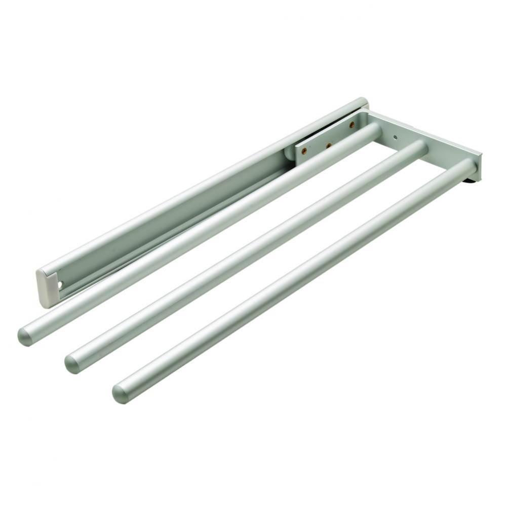 Towel Holder 3 Rail Al.Silv.Anod.