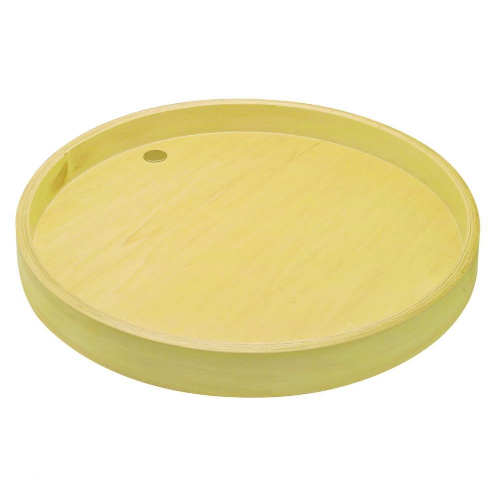 Rvol Round Tray Maple 18''Diax2 7/8''