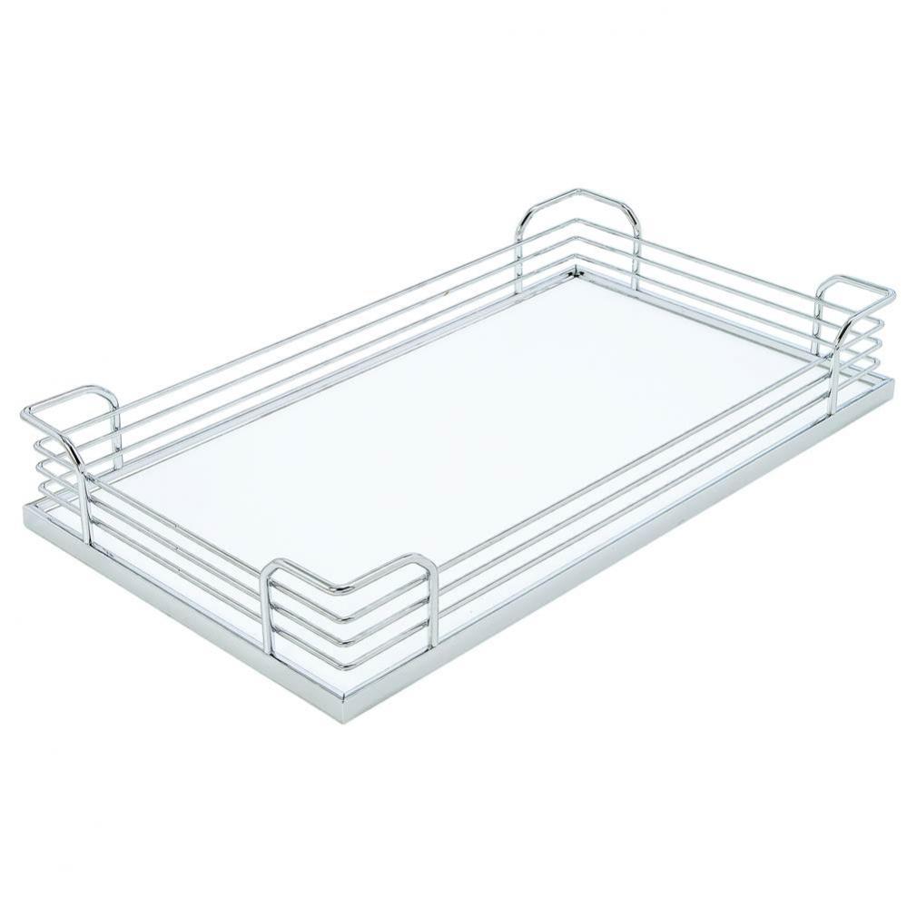 Tray Arena Chr/Wh 18 1/2X11 5/8X3 1/2