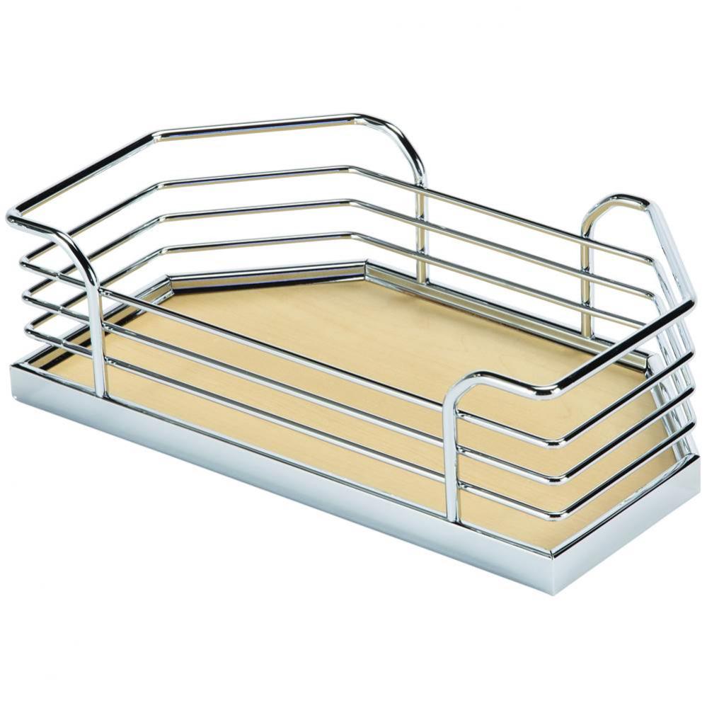 Tray Set Chr/Mpl 11 1/8''X6 3/4''X3 1/2