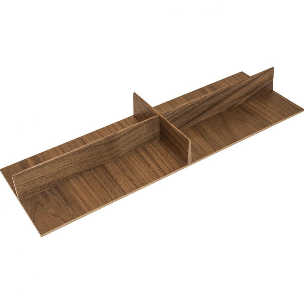 Fineline Cross Divider Walnut