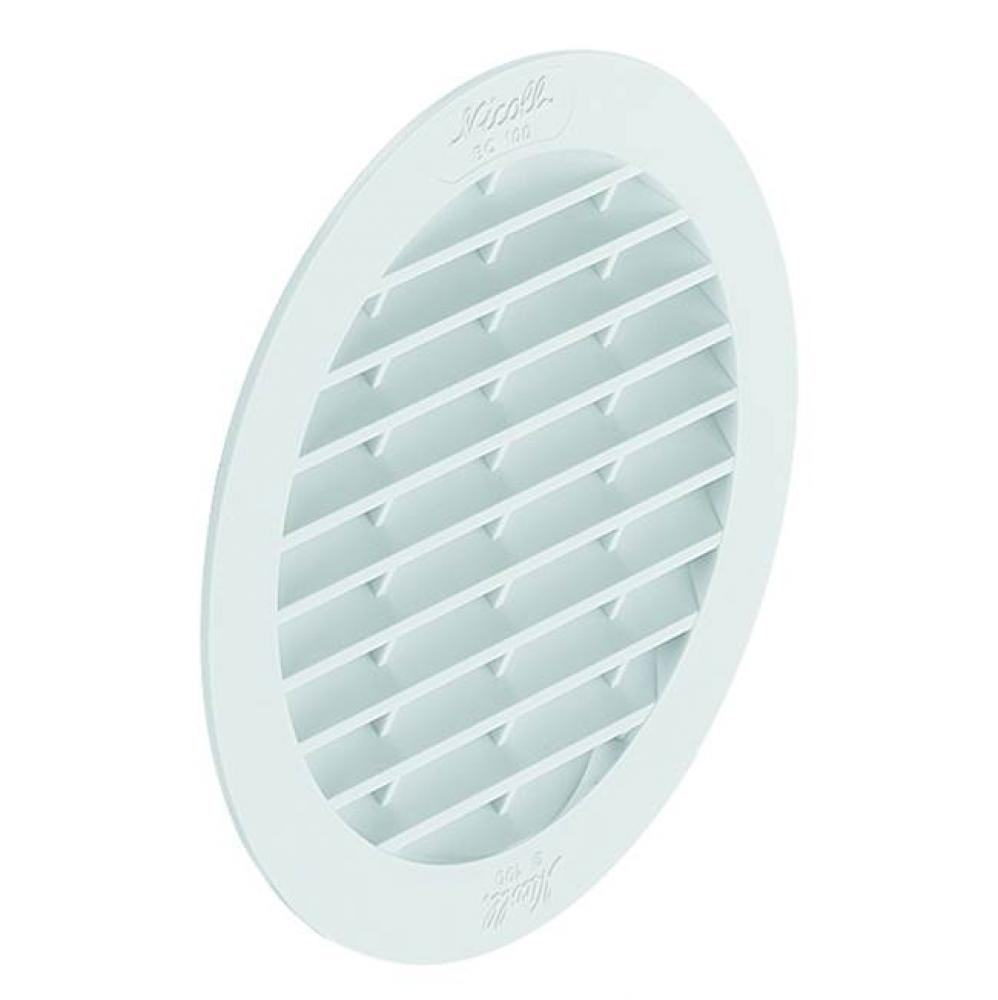 Ventilation Grill Pl.Wh.Dia.123Mm