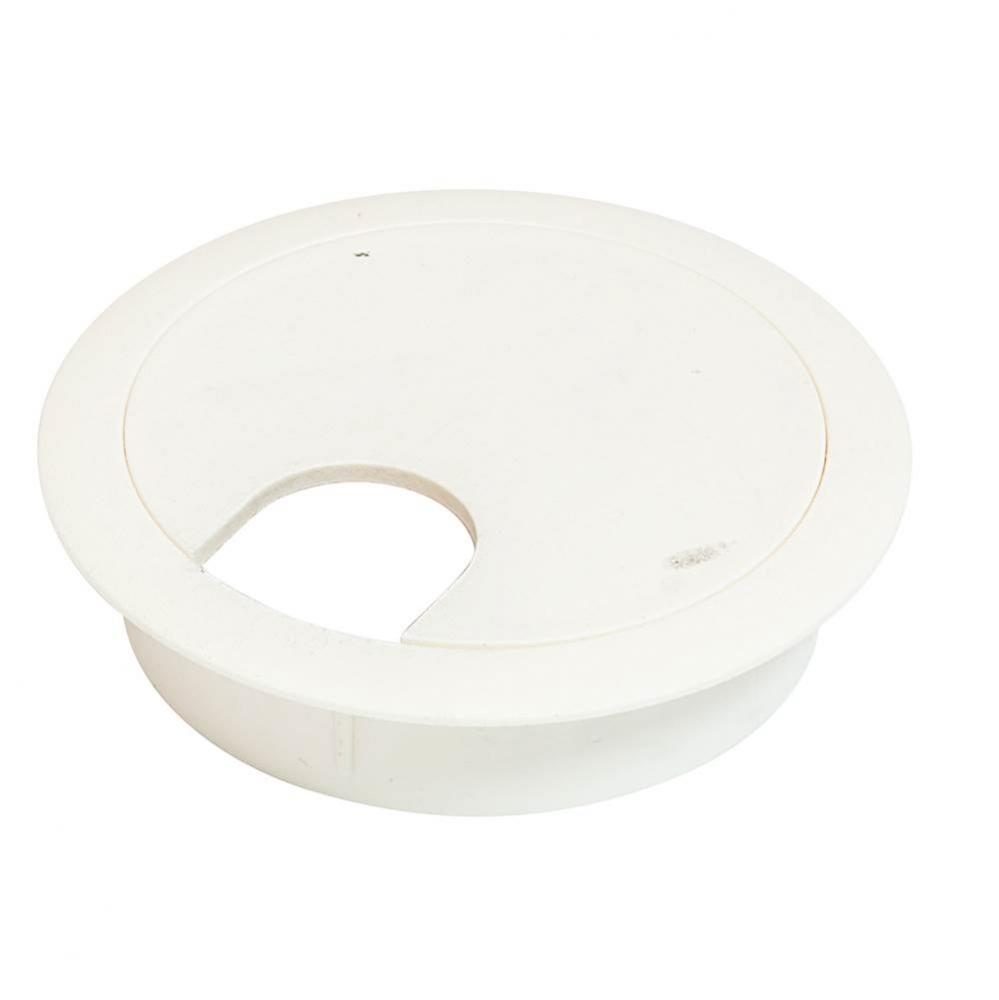 Cable Grommet 2-Pc Pl Ivory 2 1/2