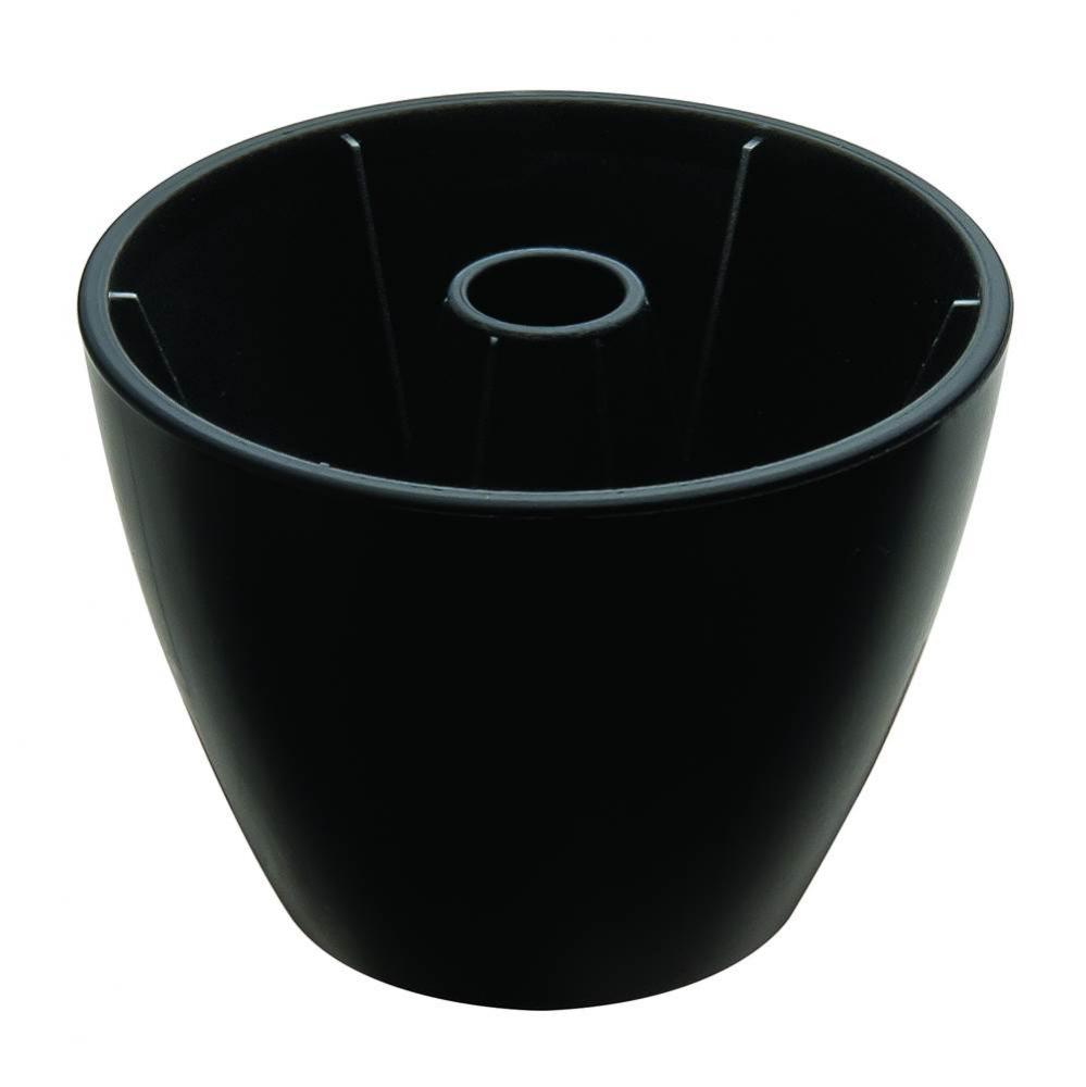 Furniture Foot Pl. Black 50Mm