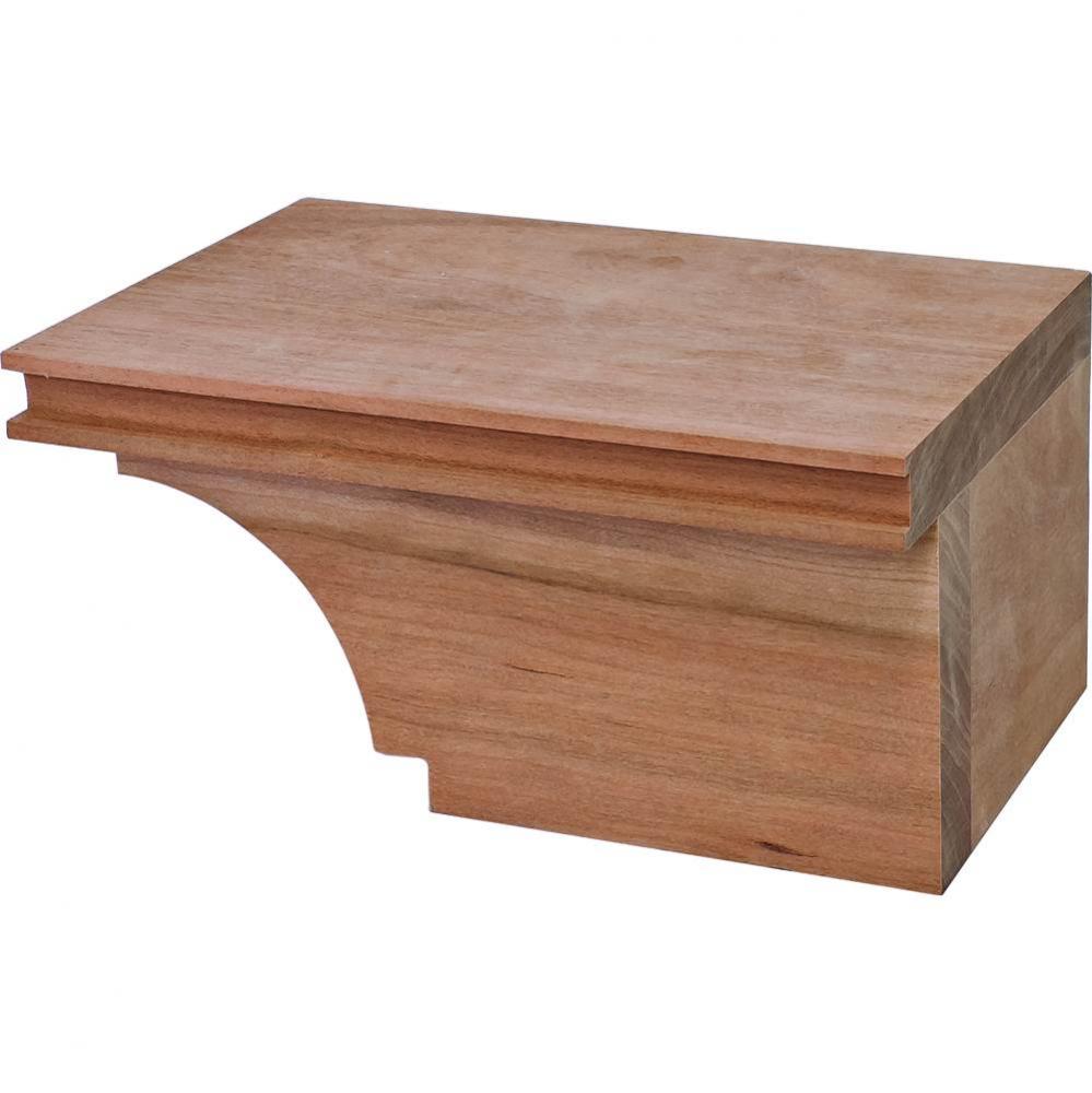 Cabinet Foot R Trans Chy 7 3/4X4 7/8X3