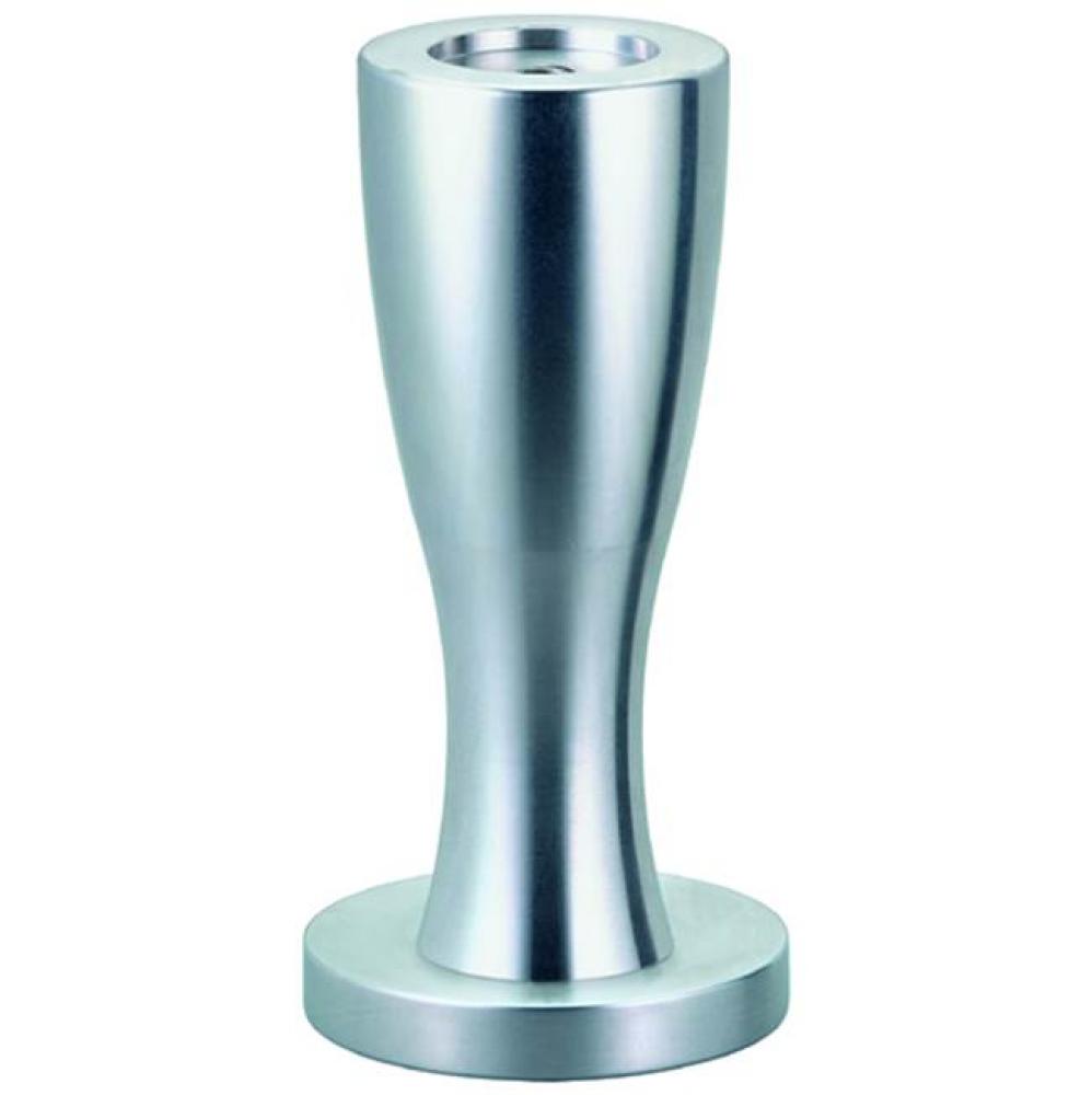 Furn.Foot Alu Matt W/Plate 133Mm