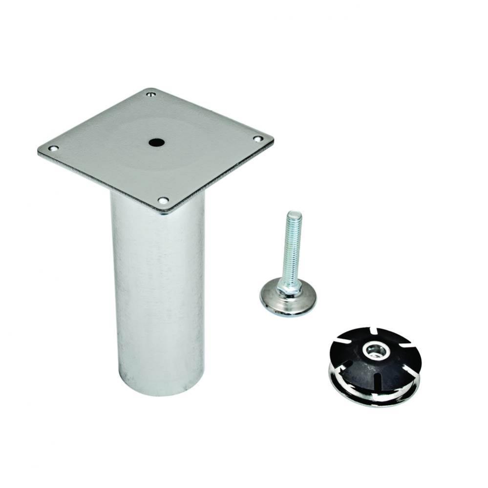 Leg 6''X50Mm Dia Bru St Lacq W/Levlr Kit