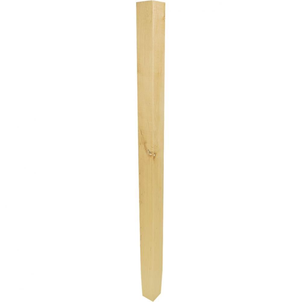 Leg 2 Sided Taper Maple 34-1/2''L
